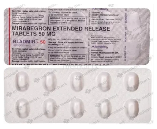 bladmir 50mg tablet 10's